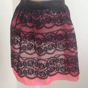 Vintage Black Lace Apron